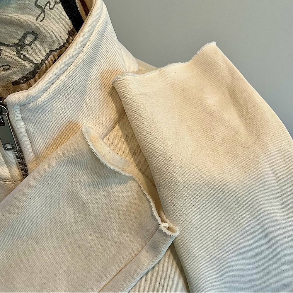 XLE the Label Mattie Crop Sweatshirt 1/2 Zip High Neck Pullover Sweatshirt - Picture 14 of 16